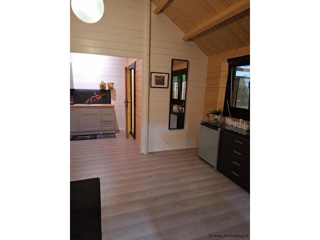 Woodpro vuren tuinhuis met overkapping - 600x950cm - afbeelding 3 van  32