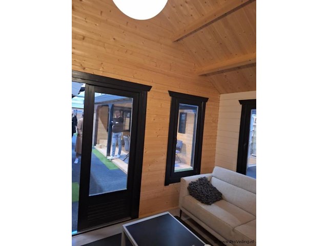 Woodpro vuren tuinhuis met overkapping - 600x950cm - afbeelding 6 van  32