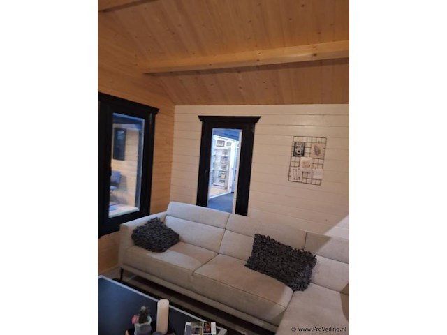 Woodpro vuren tuinhuis met overkapping - 600x950cm - afbeelding 7 van  32