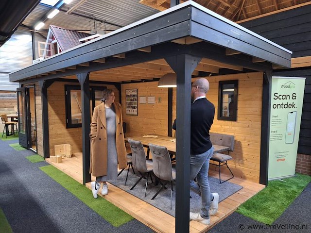 Woodpro vuren tuinhuis met overkapping - 600x950cm - afbeelding 17 van  32