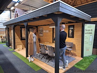 Woodpro vuren tuinhuis met overkapping - 600x950cm - afbeelding 17 van  32