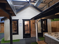 Woodpro vuren tuinhuis met overkapping - 600x950cm - afbeelding 12 van  32