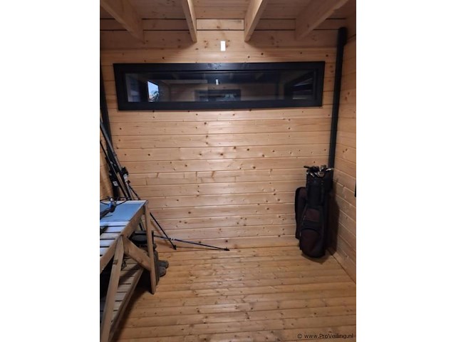 Woodpro vuren tuinhuis met overkapping - 600x950cm - afbeelding 25 van  32