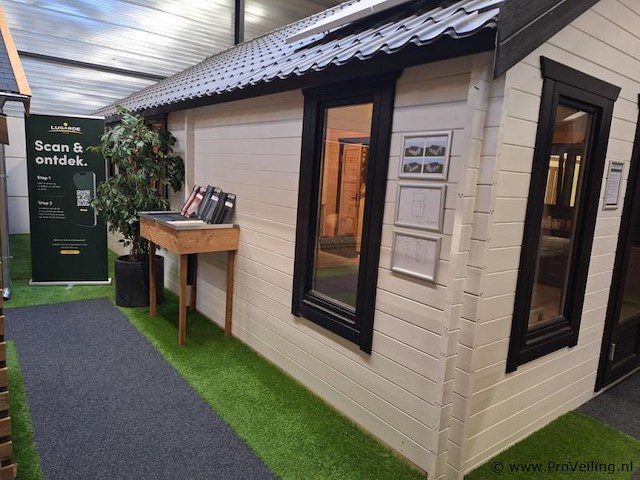 Woodpro vuren tuinhuis met overkapping - 600x950cm - afbeelding 23 van  32