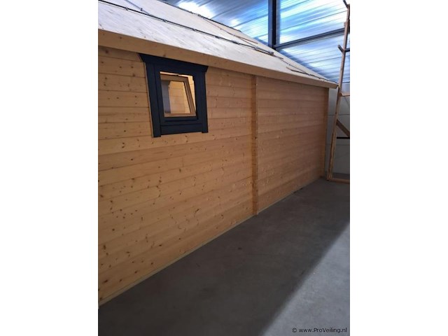 Woodpro vuren tuinhuis met overkapping - 600x950cm - afbeelding 29 van  32