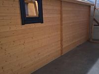 Woodpro vuren tuinhuis met overkapping - 600x950cm - afbeelding 29 van  32