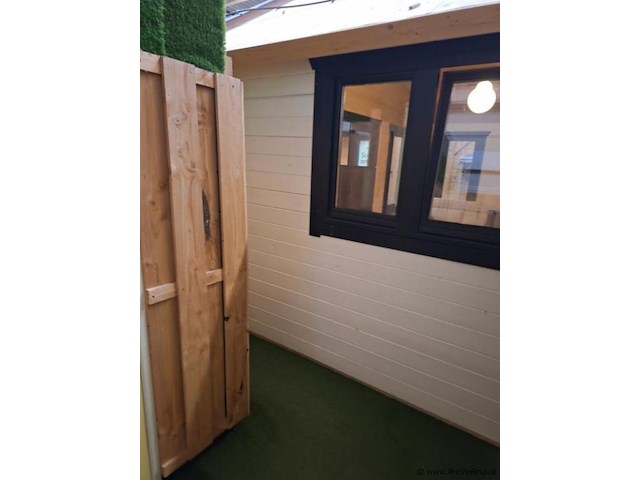 Woodpro vuren tuinhuis met overkapping - 600x950cm - afbeelding 30 van  32