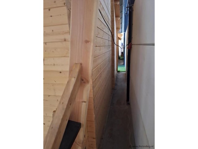 Woodpro vuren tuinhuis met overkapping - 600x950cm - afbeelding 31 van  32
