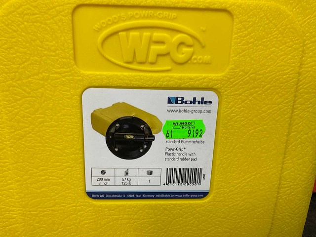 Woods powr-grip n4950 vacuümzuignap (2x) - afbeelding 3 van  6