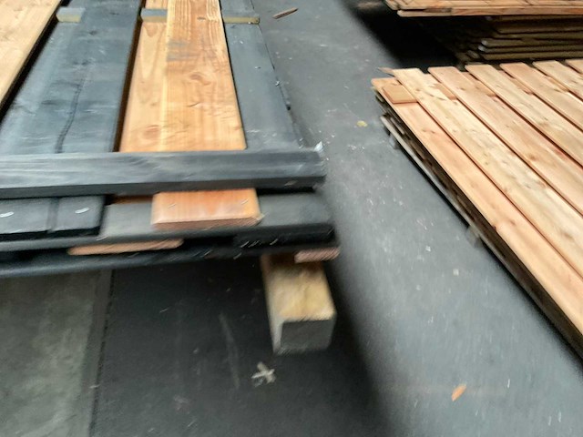 Woodvision douglas tuinscherm 180x180 cm (2x) - afbeelding 6 van  10