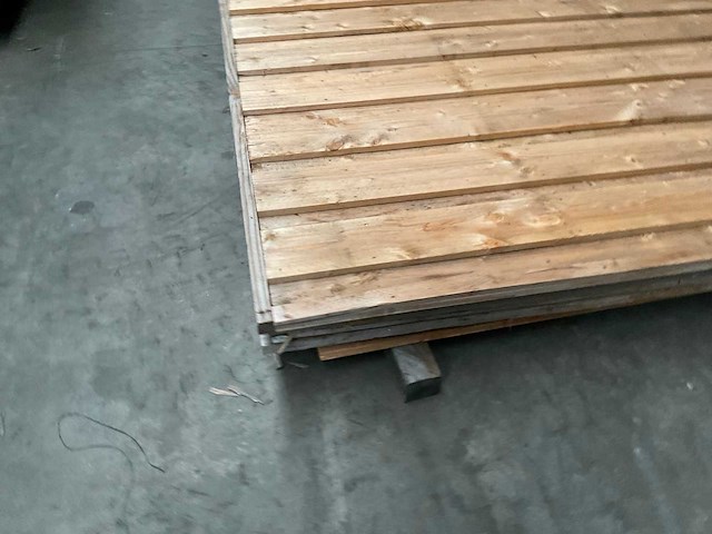 Woodvision douglas tuinscherm 180x180 cm (4x) - afbeelding 8 van  12