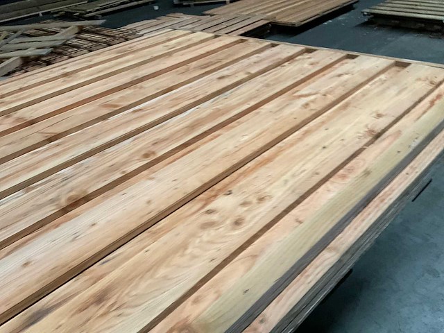 Woodvision douglas tuinscherm 180x180 cm (4x) - afbeelding 6 van  8