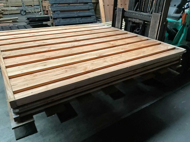 Woodvision douglas tuinscherm 180x180 cm (4x) - afbeelding 7 van  8