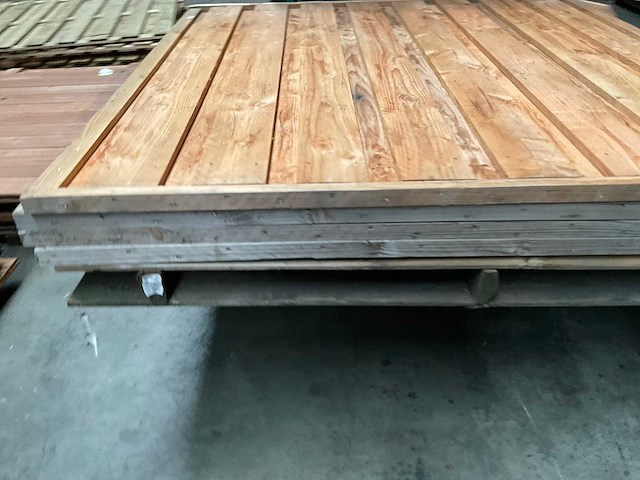 Woodvision douglas tuinscherm 180x180 cm (4x) - afbeelding 2 van  8