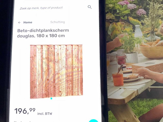 Woodvision douglas tuinscherm 180x180 cm (4x) - afbeelding 8 van  8