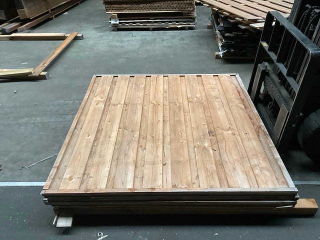 Woodvision douglas tuinscherm 180x180 cm (4x) - afbeelding 1 van  12