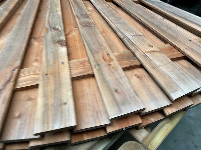 Woodvision geïmpregneerd douglas tuinscherm 180x180 cm (2x) - afbeelding 9 van  9