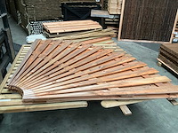 Woodvision geïmpregneerd douglas tuinscherm 180x180 cm (2x) - afbeelding 1 van  9