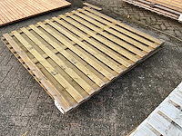 Woodvision geïmpregneerd grenen tuinscherm 180x180 cm (2x) - afbeelding 2 van  8