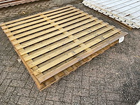 Woodvision geïmpregneerd grenen tuinscherm 180x180 cm (2x) - afbeelding 1 van  8
