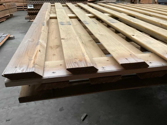 Woodvision geïmpregneerd grenen tuinscherm 180x180 cm (2x) - afbeelding 5 van  8