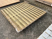 Woodvision geïmpregneerd grenen tuinscherm 180x180 cm (2x) - afbeelding 2 van  8