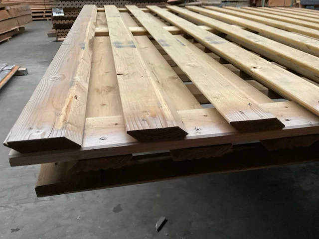 Woodvision geïmpregneerd grenen tuinscherm 180x180 cm (2x) - afbeelding 5 van  8