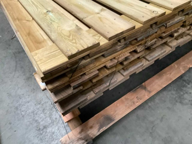 Woodvision geïmpregneerd grenen tuinscherm 180x180 cm (6x) - afbeelding 6 van  11