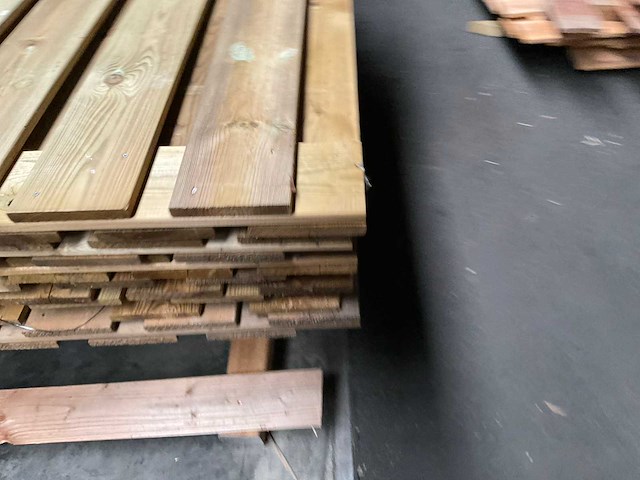 Woodvision geïmpregneerd grenen tuinscherm 180x180 cm (6x) - afbeelding 9 van  11