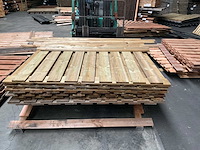 Woodvision geïmpregneerd grenen tuinscherm 180x180 cm (6x) - afbeelding 1 van  11