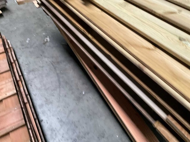 Woodvision geïmpregneerd grenen tuinscherm 180x180 cm (6x) - afbeelding 5 van  11