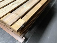 Woodvision geïmpregneerd grenen tuinscherm 180x180 cm (6x) - afbeelding 10 van  11