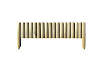 Woodvision grenen borderomheining - 90x35 cm (25x) - afbeelding 1 van  1