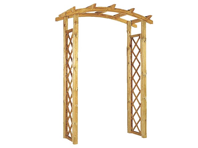 Woodvision grenen rozenboog - 285x120x45 cm - afbeelding 1 van  3