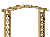 Woodvision grenen rozenboog - 285x230x45 cm - afbeelding 2 van  3