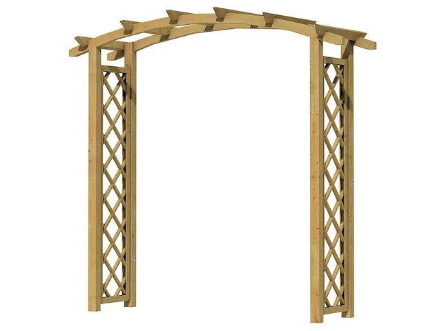 Woodvision grenen rozenboog - 285x230x45 cm - afbeelding 1 van  3