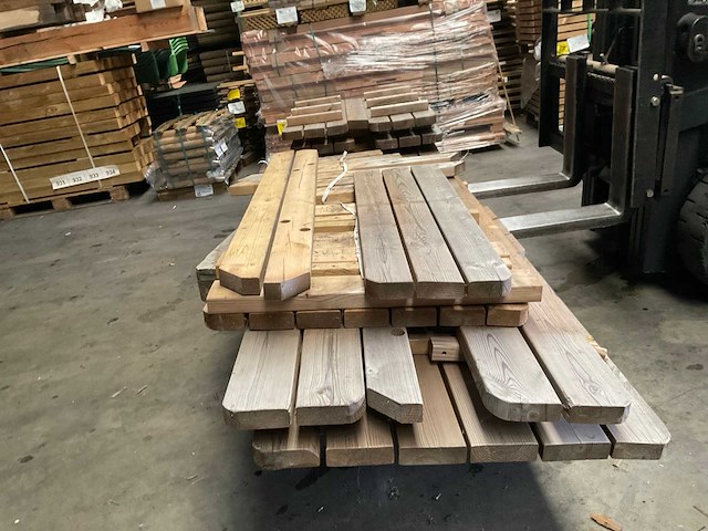 Woodvision picknicktafel "family" - 300x150x78 cm - afbeelding 5 van  13