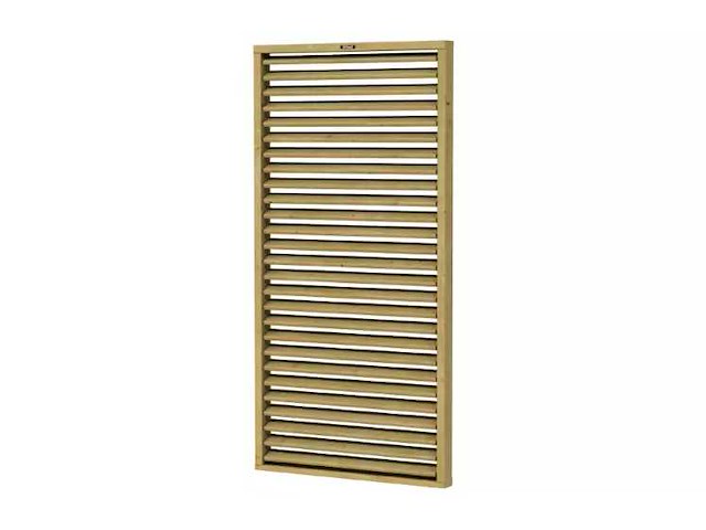 Woodvision shutterscherm verstelbaar - 224x90 cm (2x) - afbeelding 1 van  2