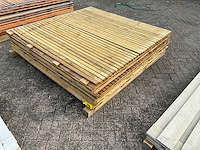 Woodvision vuren tuinscherm 180x180 cm (8x) - afbeelding 3 van  5