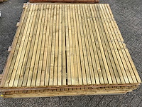 Woodvision vuren tuinscherm 180x180 cm (8x) - afbeelding 4 van  5