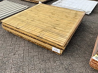 Woodvision vuren tuinscherm 180x180 cm (8x) - afbeelding 1 van  5