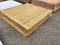 Woodvision vuren tuinscherm 180x180 cm (8x) - afbeelding 2 van  5