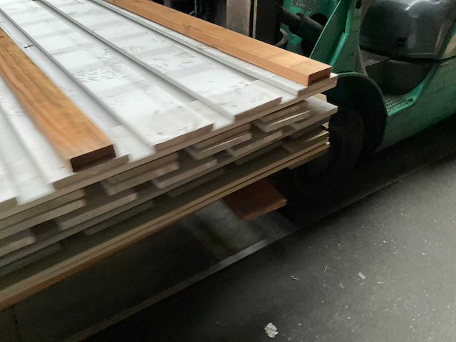 Woodvision wit gespoten tuinscherm 180x180 cm (4x) - afbeelding 5 van  15