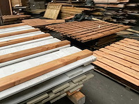 Woodvision wit gespoten tuinscherm 180x180 cm (4x) - afbeelding 15 van  15