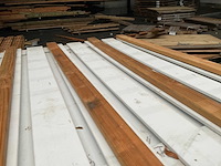 Woodvision wit gespoten tuinscherm 180x180 cm (4x) - afbeelding 10 van  11