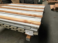 Woodvision wit gespoten tuinscherm 180x180 cm (4x) - afbeelding 4 van  11