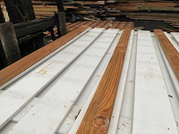 Woodvision wit gespoten tuinscherm 180x180 cm (4x) - afbeelding 8 van  11