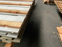 Woodvision wit gespoten tuinscherm 180x180 cm (4x) - afbeelding 2 van  15