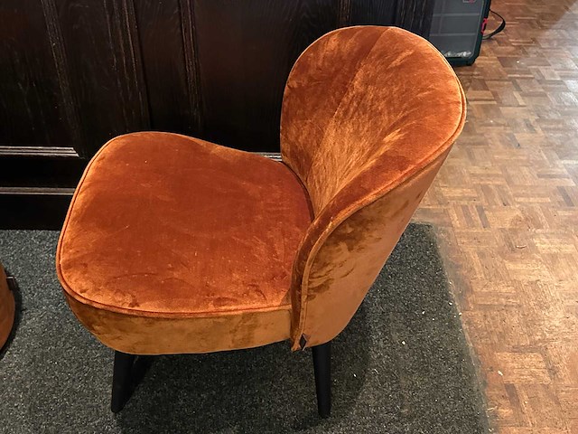 Woood - fauteuil sara met hocker - afbeelding 3 van  4