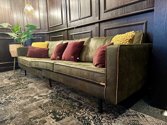 Woood - rodeo - 3 zitsbank army green - afbeelding 1 van  4